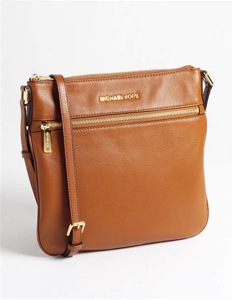 michael kors crossbody brown leather bag|michael kors brown tote handbags.